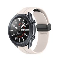 Correa Para Samsung Galaxy Watch 3 Broche Magnético 45mm Crema