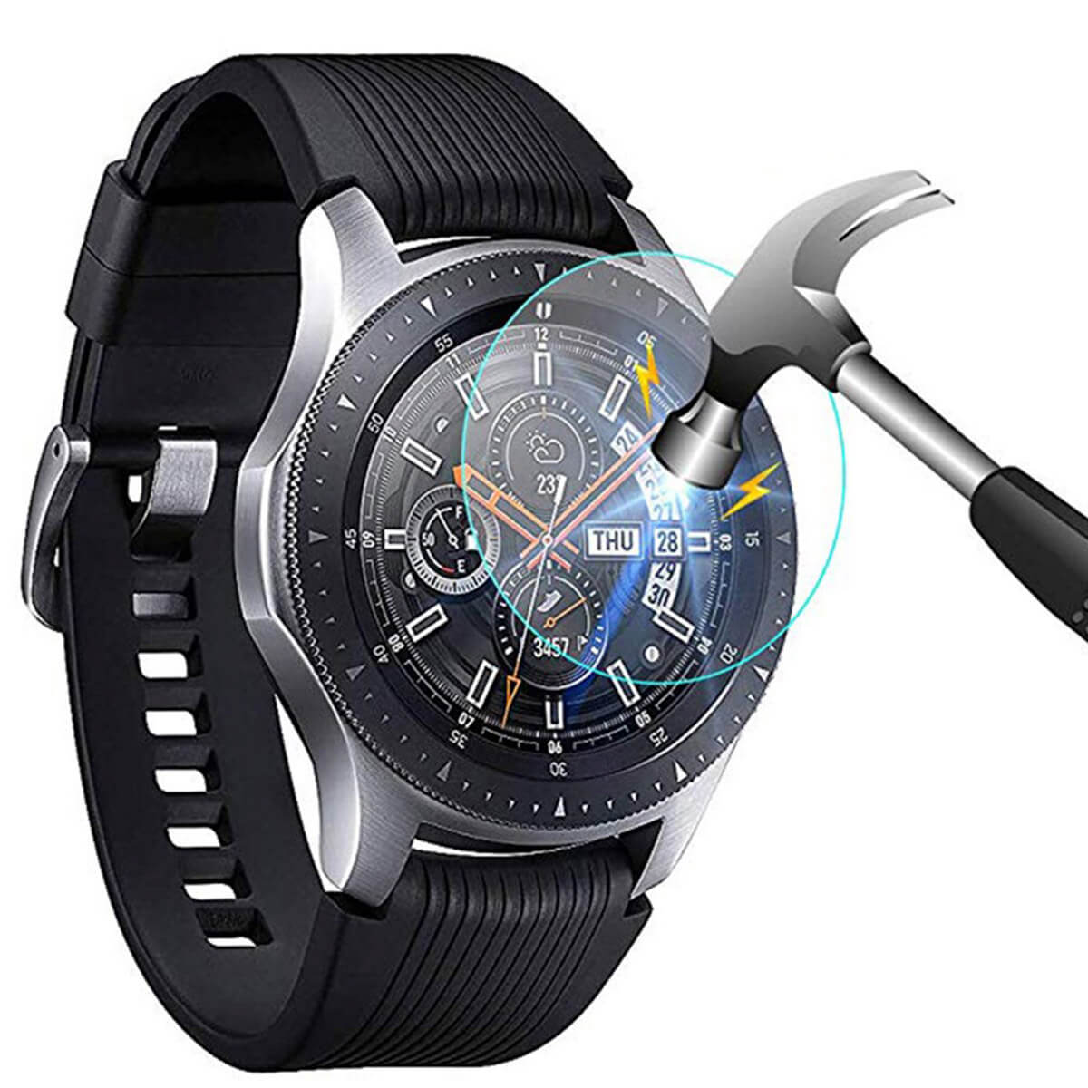 Mica de Vidrio 3D Para Samsung Gear S2 46mm