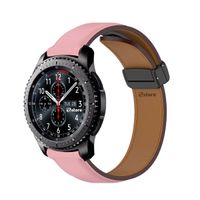 Correa de Cuero Para Samsung Gear S3 Magnético Rosado