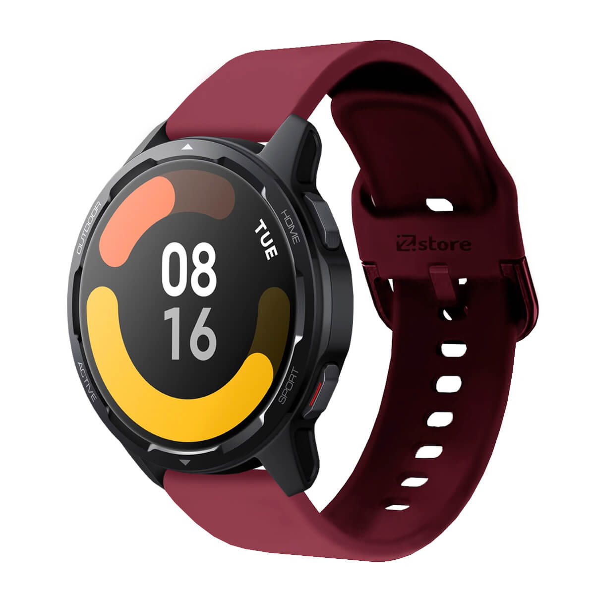 Correa Para Xiaomi Watch S1 Active Vino Rojo
