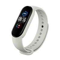 Correa Para Xiaomi Mi Band 3 y 4 Gris Claro