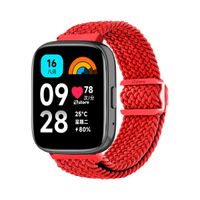 Correa de Nylon Para Redmi Watch 3 Active Rojo