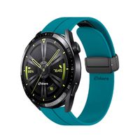 Correa Para Huawei Watch GT3 Broche Magnético 46mm Azul Turquesa
