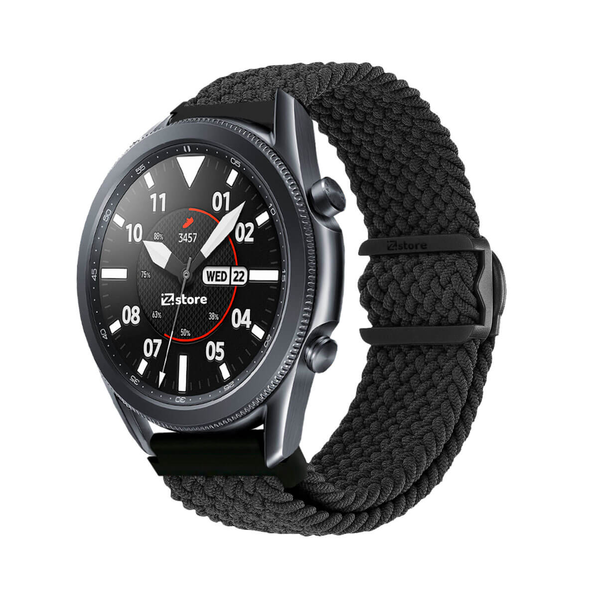 Correa de Nylon Para Samsung Galaxy Watch 3 45mm Negro