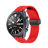 Correa Para Samsung Galaxy Watch 3 Broche Magnético 41mm Rojo