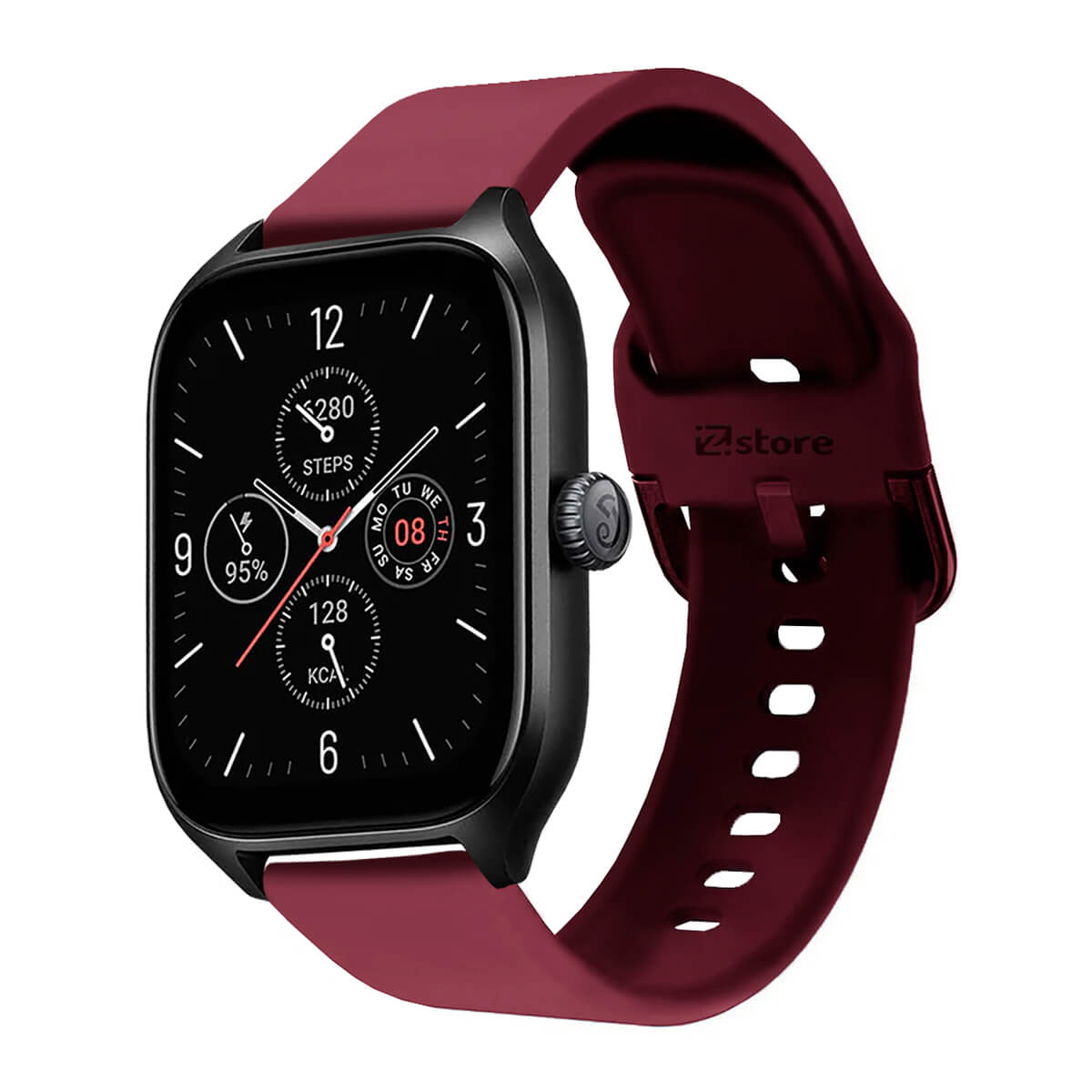 Correa Para Amazfit GTS4 Vino Rojo