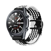 Correa de Nylon Para Samsung Galaxy Watch 3 45mm Negro Bicolor