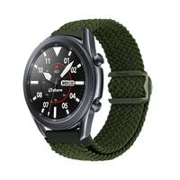 Correa de Nylon Para Samsung Galaxy Watch 3 41mm Verde Militar