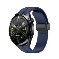 Correa Para Huawei Watch GT3 Broche Magnético 46mm Azul Oscuro
