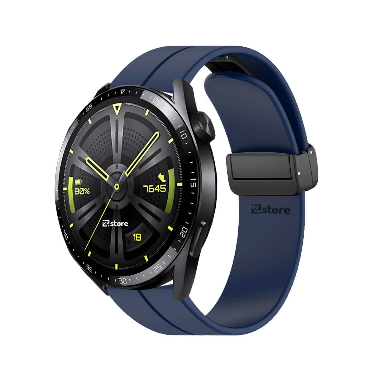 Correa Para Huawei Watch GT3 Broche Magnético 46mm Azul Oscuro