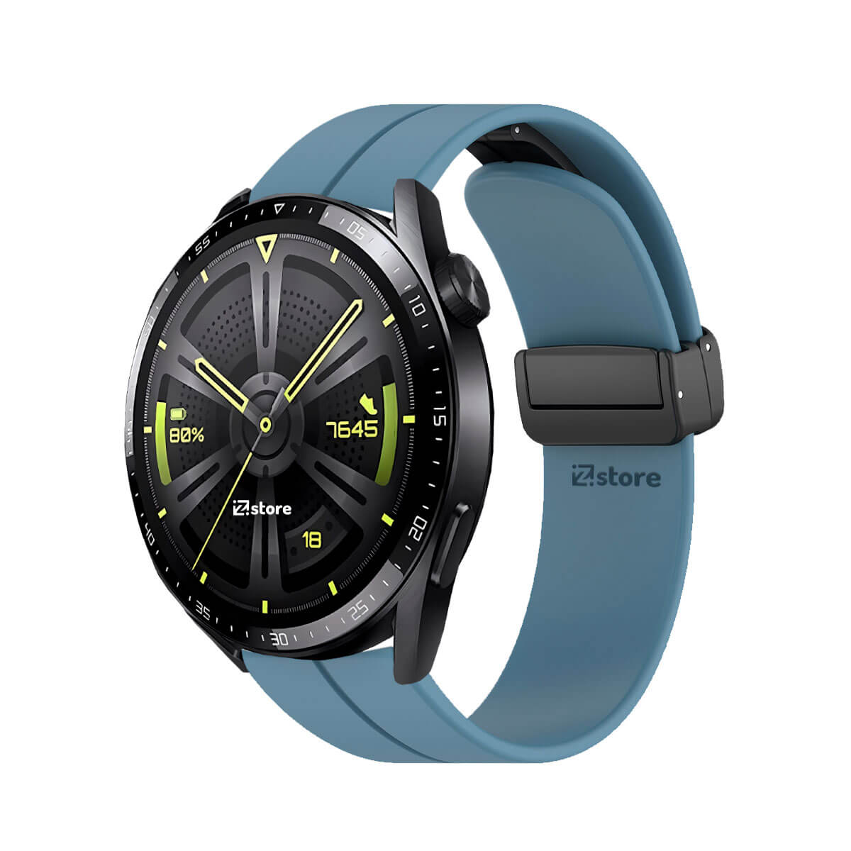 Correa Para Huawei Watch GT3 Broche Magnético 46mm Azul Acero