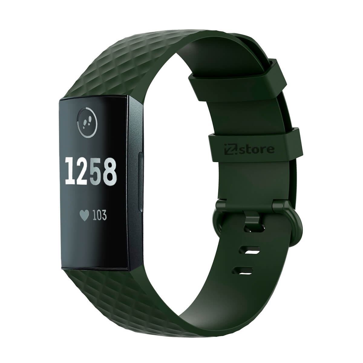 Correa Para Fitbit Charge 4 Verde Militar
