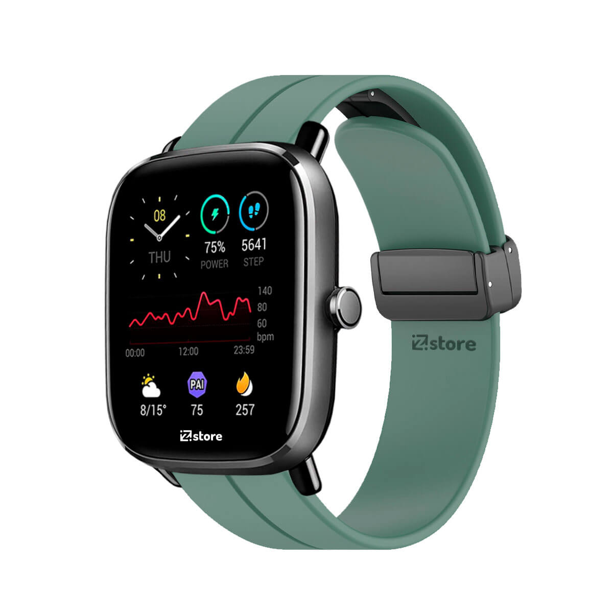 Correa Para Amazfit GTS2 Mini Broche Magnético Verde Pino