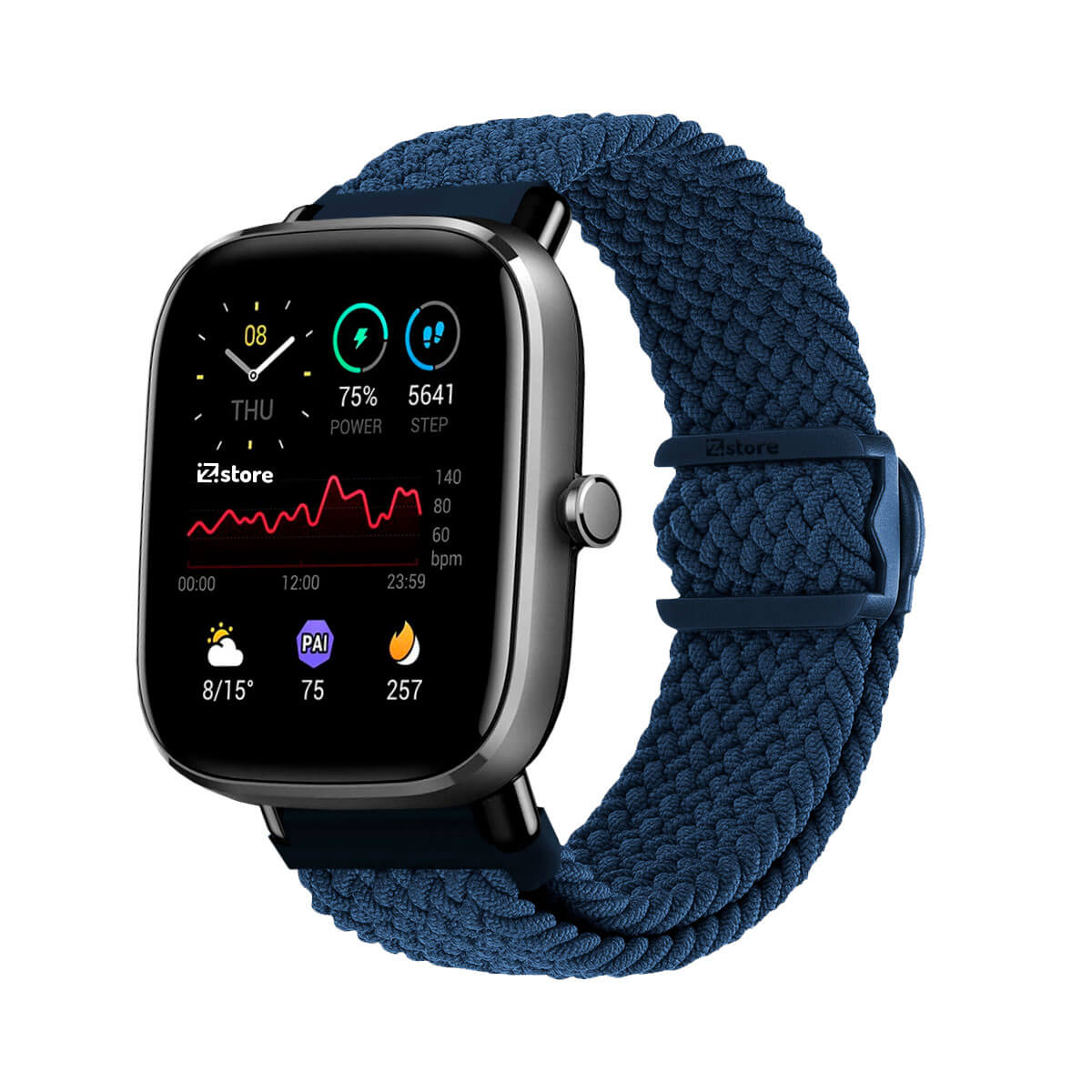 Correa de Nylon Para Amazfit GTS2 Mini Azul Oscuro