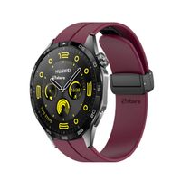 Correa Para Huawei Watch GT4 46mm Broche Magnético Vino