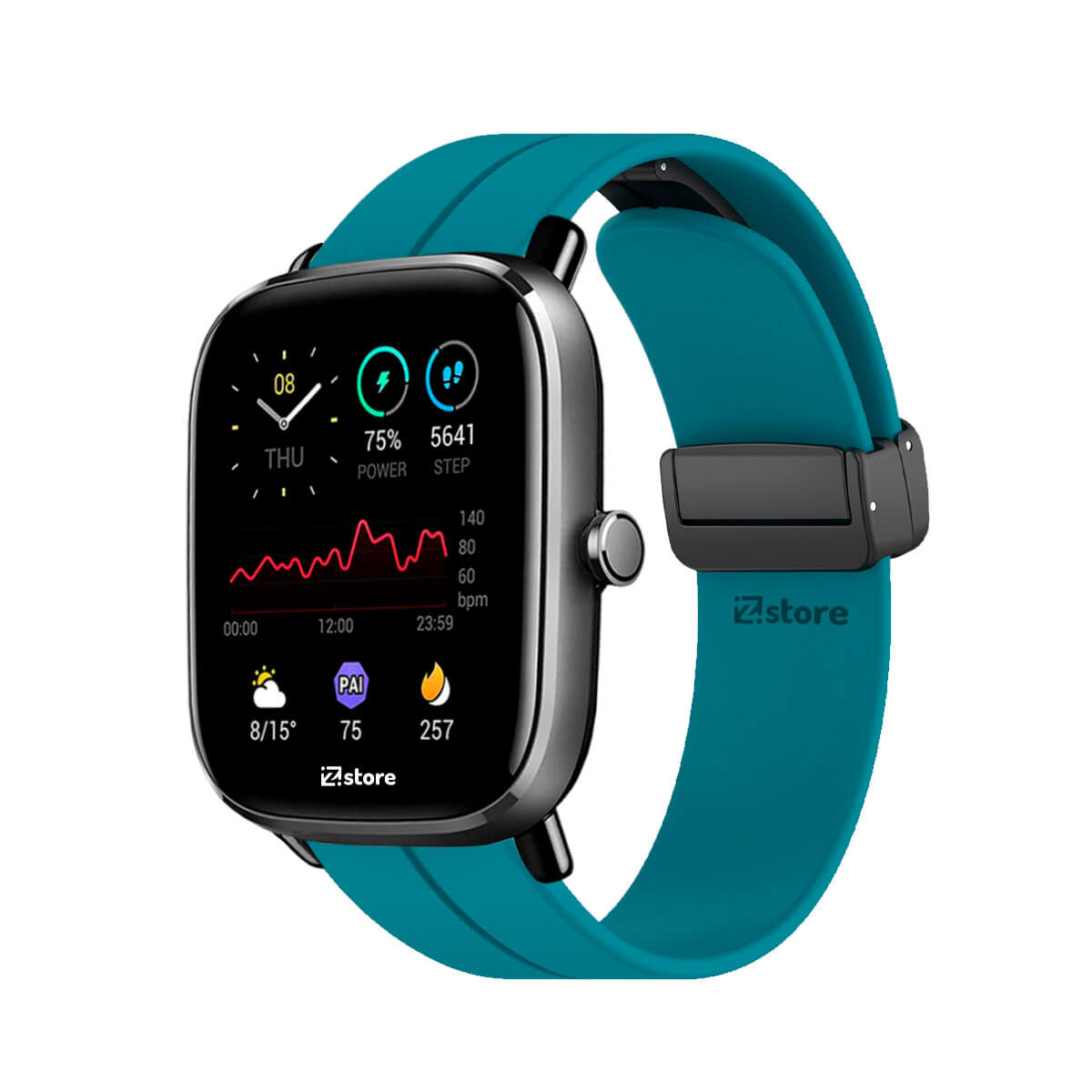 Correa Para Amazfit GTS2 Broche Magnético Azul Turquesa