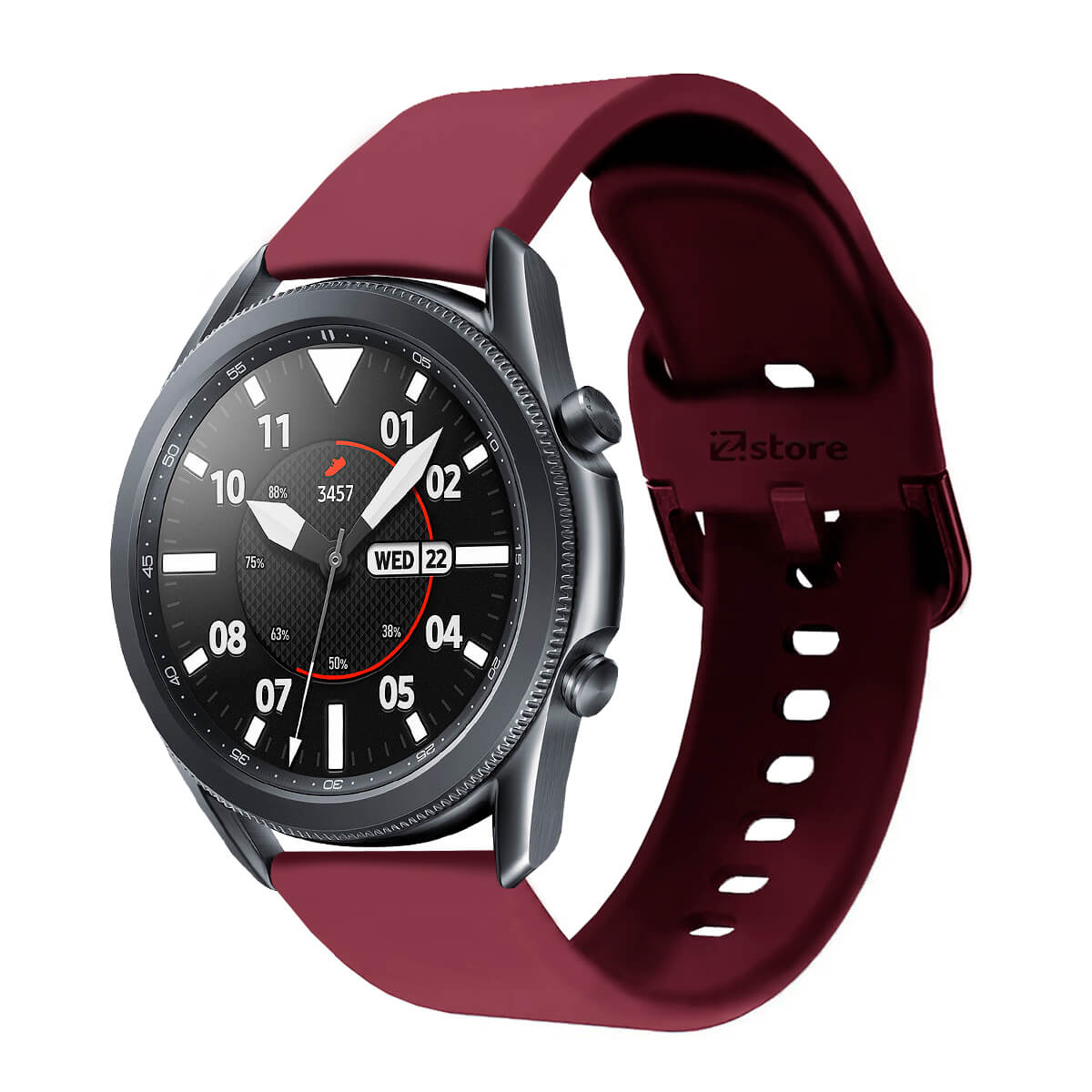 Correa Samsung Galaxy Watch 3 Hebilla 41mm Vino Rojo