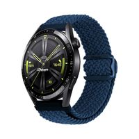 Correa de Nylon Para Huawei Watch GT3 42mm Azul Oscuro