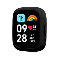 Case Silicona Para Redmi Watch 3 Active Negro