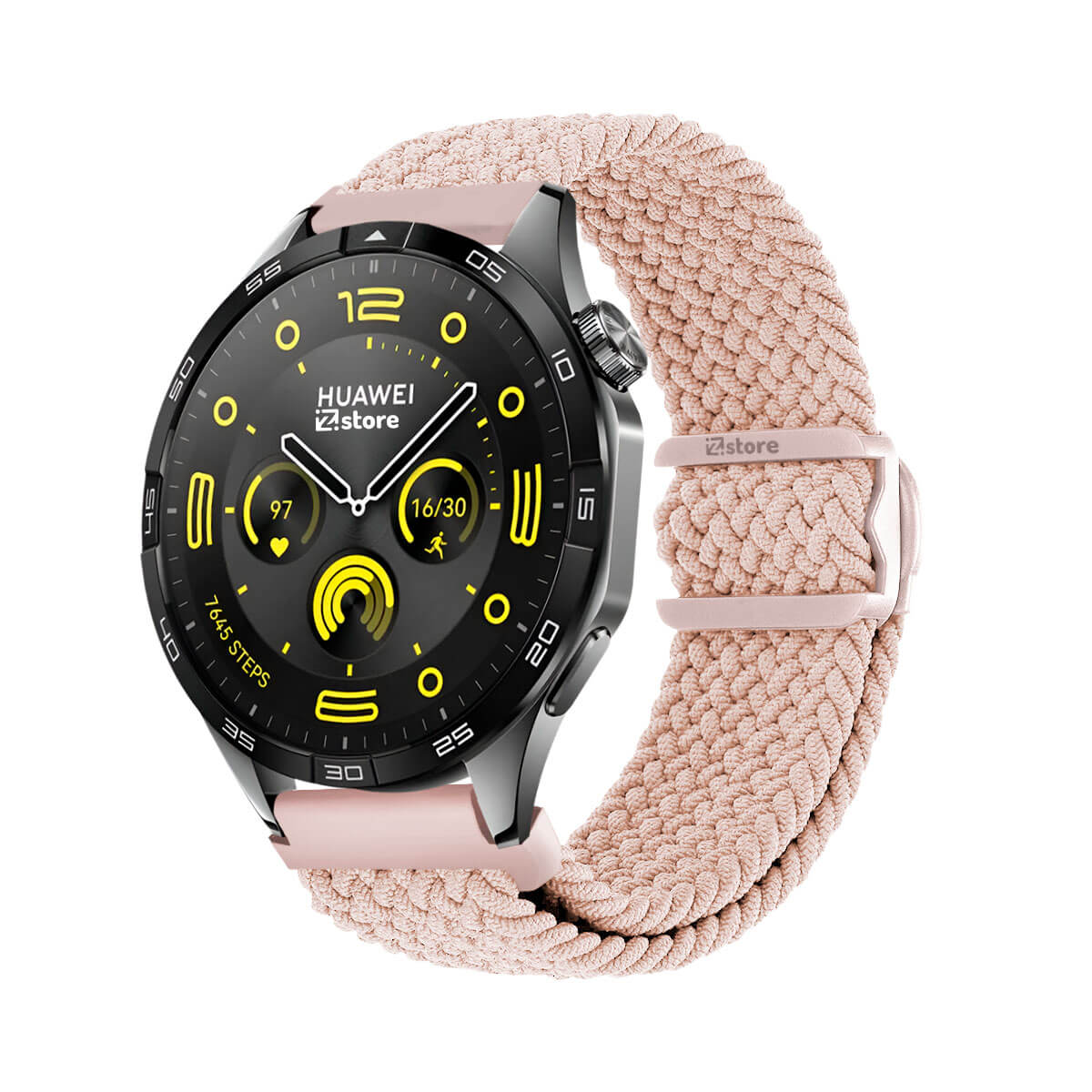 Correa de Nylon Para Huawei Watch GT4 46mm Rosa