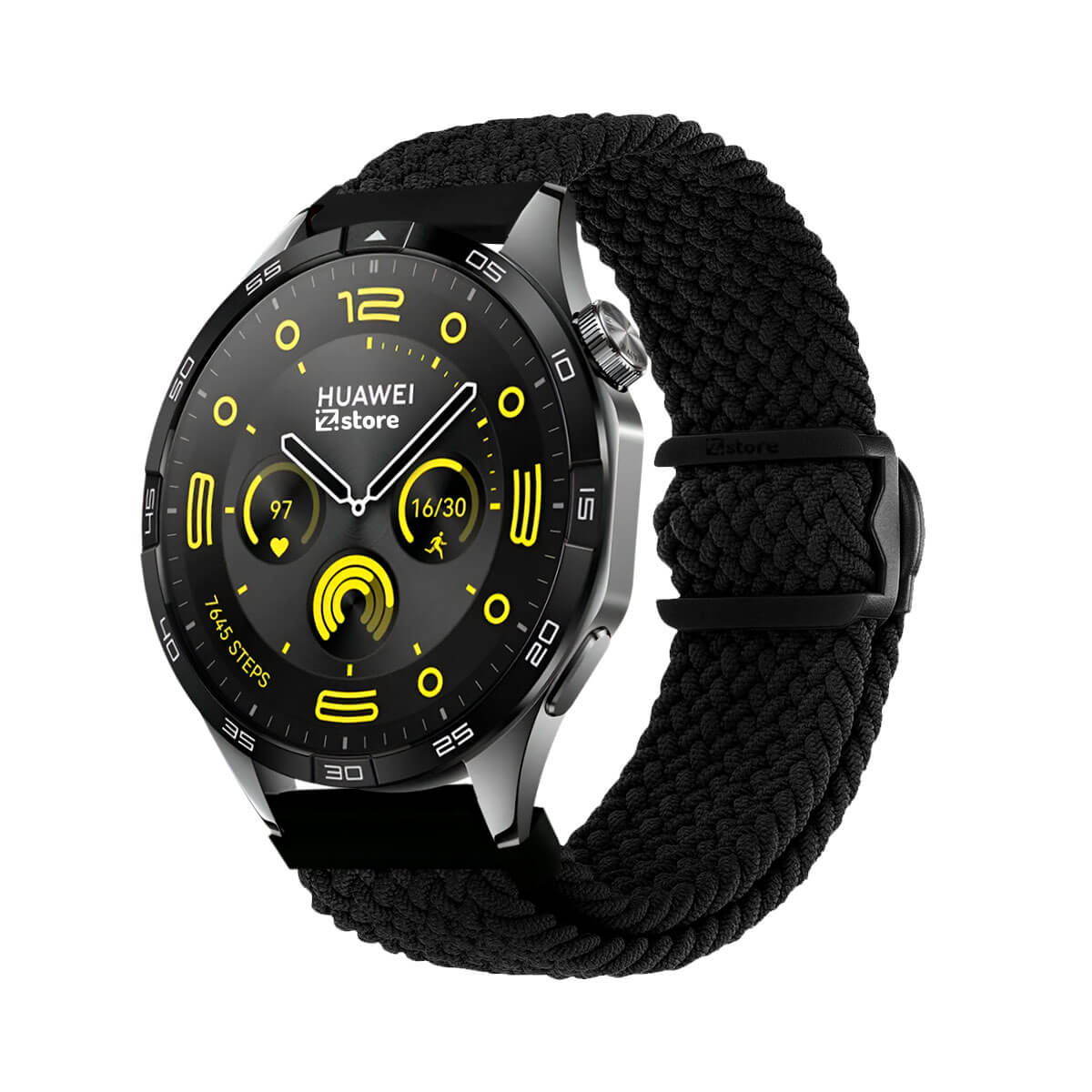 Correa de Nylon Para Huawei Watch GT4 46mm Negro