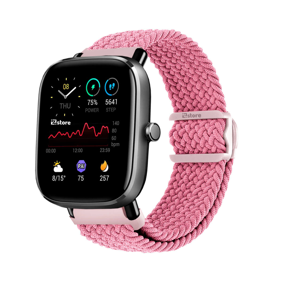 Correa de Nylon Para Amazfit GTS2 Mini Rosado