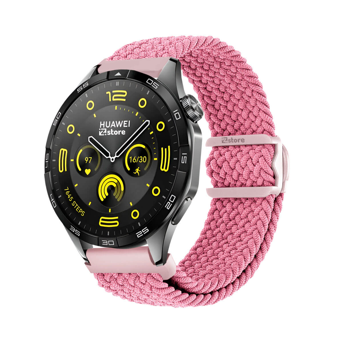 Correa de Nylon Para Huawei Watch GT4 46mm Rosado