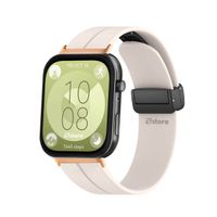 Correa Para Huawei Watch Fit 3 Broche Magnetico Gold Rose Crema