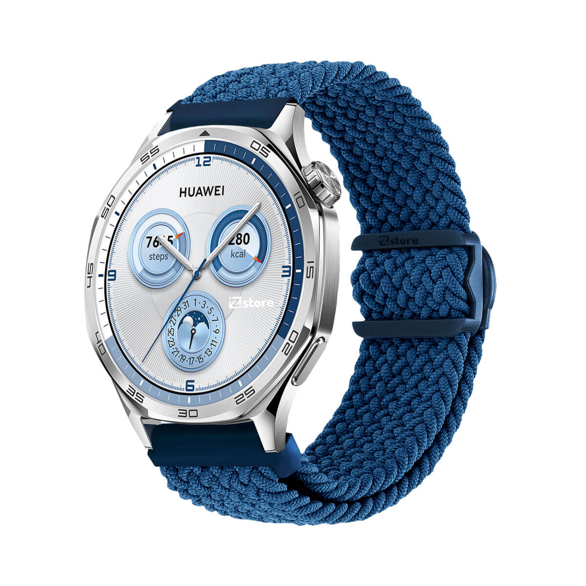 Correa de Nylon Para Huawei Watch GT5/GT5 Pro 46mm Azul Oscuro
