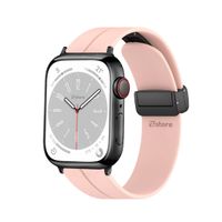 Correa Para Apple Watch Broche Magnético 42-44-45-49mm Black Rosa