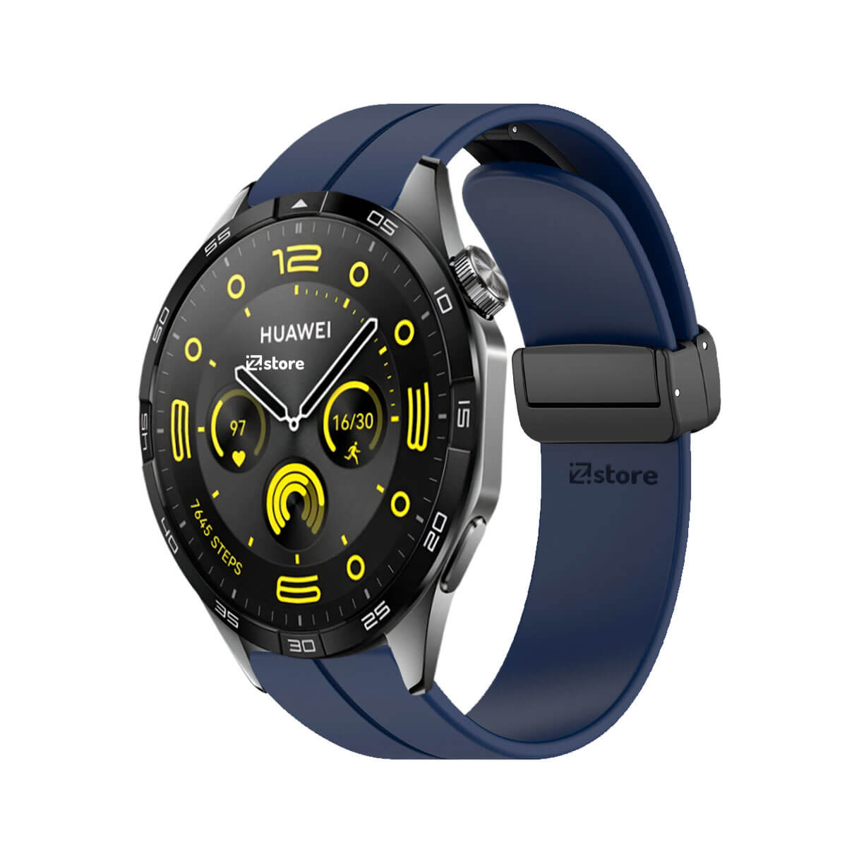 Correa Para Huawei Watch GT4 46mm Broche Magnético Azul Oscuro