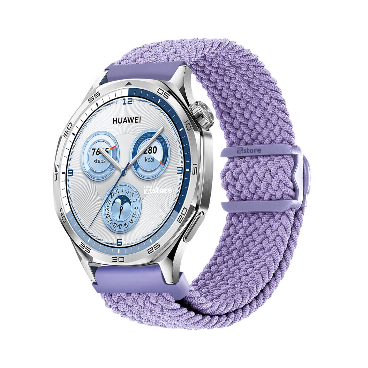 Correa de Nylon Para Huawei Watch GT5/GT5 Pro 46mm Lila