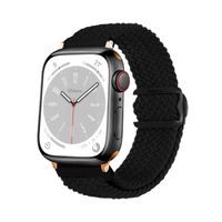 Correas de Nylon Para Apple Watch 38-40-41mm Gold Rose Negro