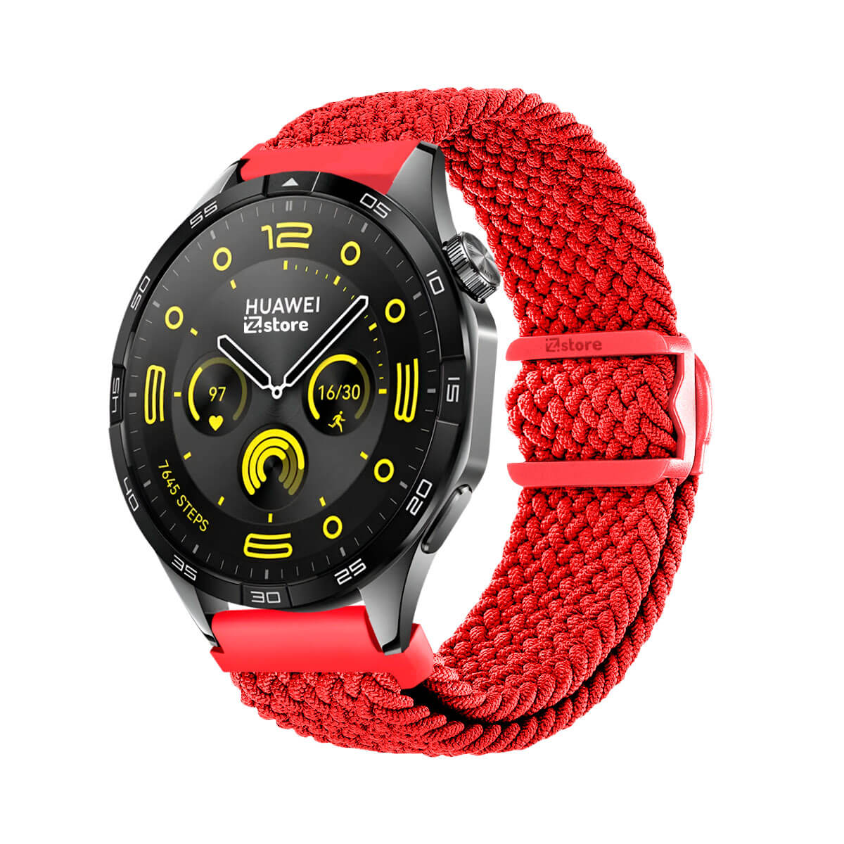Correa de Nylon Para Huawei Watch GT4 46mm Rojo