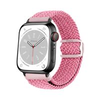 Correas de Nylon Para Apple Watch 38-40-41mm Black Rosado