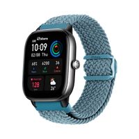 Correa de Nylon Amazfit GTS4 Mini Celeste