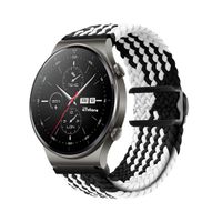 Correa de Nylon Para Huawei Watch GT2 Pro Negro Bicolor