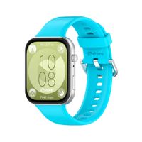 Correa Silicona Para Huawei Watch Fit 3 Celeste