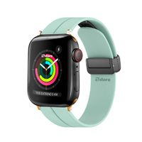 Correa Para Apple Watch Broche Magnético 38-40-41mm Gold Rose Verde Agua