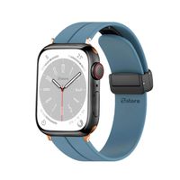 Correa Para Apple Watch Broche Magnético 42-44-45-49mm Gold Rose Azul Acero