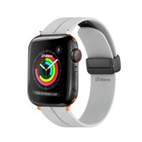 Correa Para Apple Watch Broche Magnético 38-40-41mm Gold Rose Gris