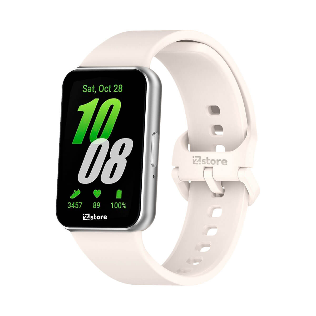 Correa Silicona Para Samsung Galaxy Fit 3 Crema