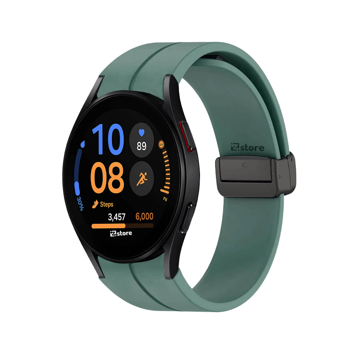 Correa Para Samsung Galaxy Watch FE Broche Magnetico Verde Pino