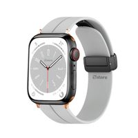 Correa Para Apple Watch Broche Magnético 42-44-45-49mm Gold Rose Gris