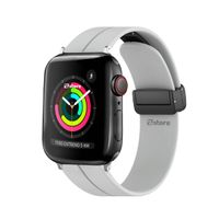 Correa Para Apple Watch Broche Magnético 38-40-41mm Silver Gris
