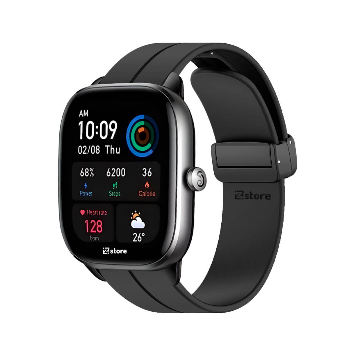 Correa Para Amazfit GTS4 Mini Broche Magnético Negro