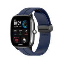Correa Para Amazfit GTS4 Mini Broche Magnético Azul Oscuro