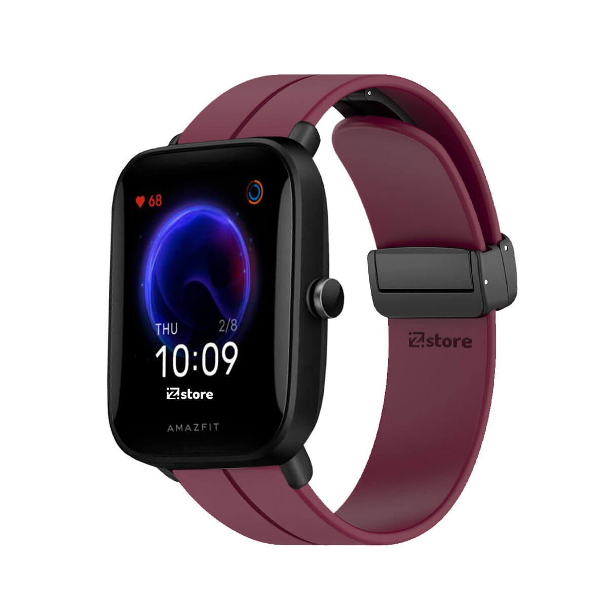 Correa Para Amazfit Bip U Broche Magnético Vino