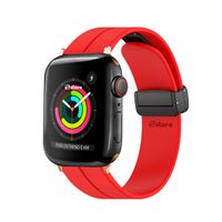 Correa Para Apple Watch Broche Magnético 38-40-41mm Gold Rose Rojo