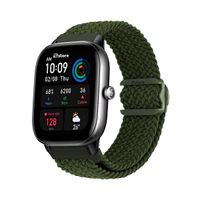 Correa de Nylon Amazfit GTS4 Mini Verde Militar